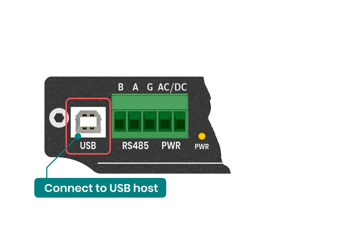 ADI-524 Connection by USB