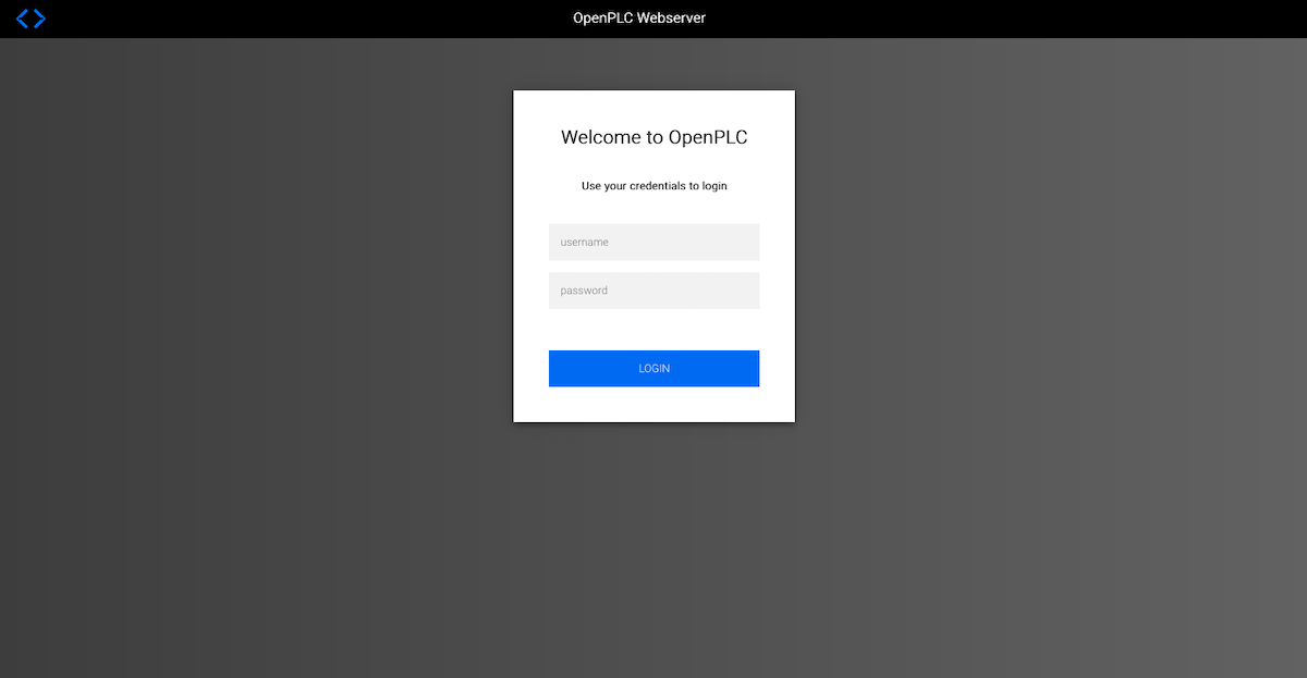 AG-1621 OpenPLC login