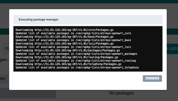 AG-207 package manager