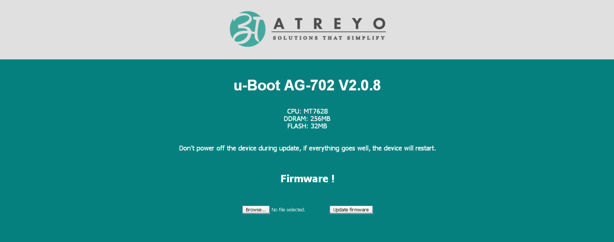 AG-702 u-boot