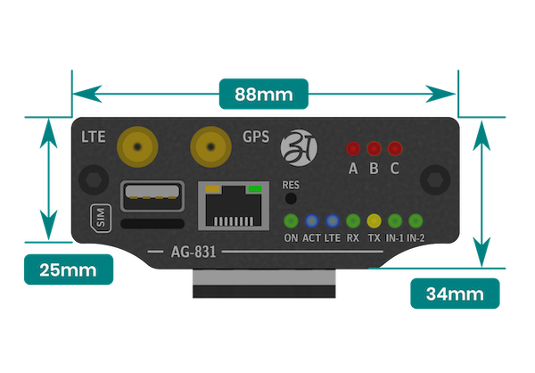 AG-831 side