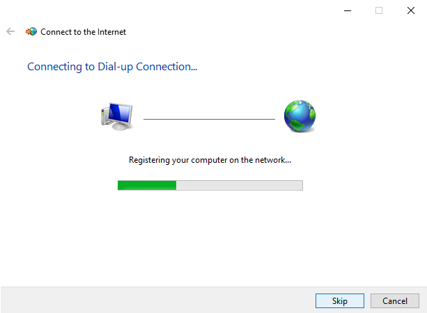 AM-201 autoconnect dialup connect