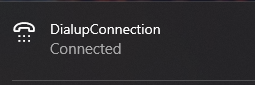 AM-201 autoconnection dialup connected