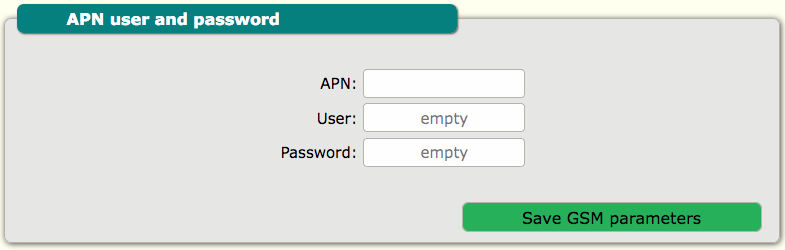 AG-801 www APN config