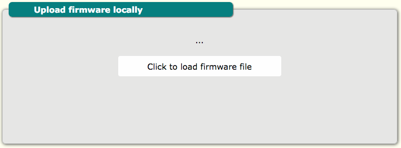 AG-801 www firmware update locally