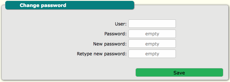 AG-801 www password config