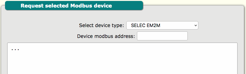 AG-811 www modbus request